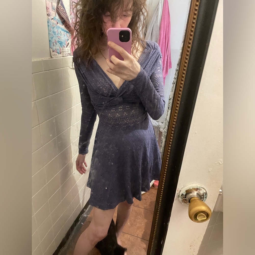 Sexy Free People Purple/Lavender Dress